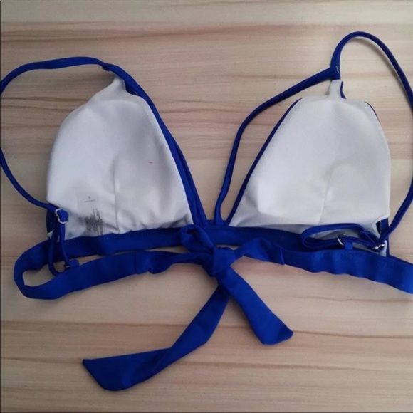 Electric Blue Push Up Bikini - Picture 2 of 3